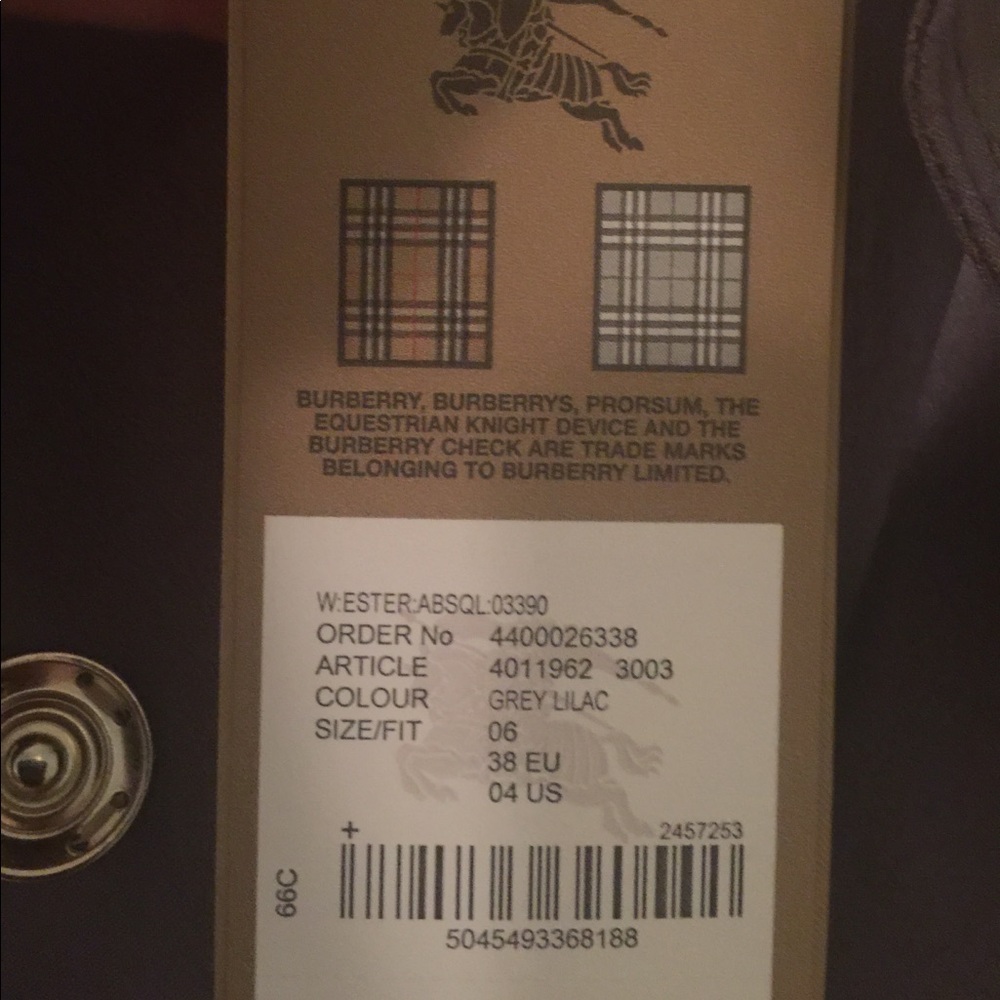 NWT Burberry Mini Trench Dress - Picture 6 of 8